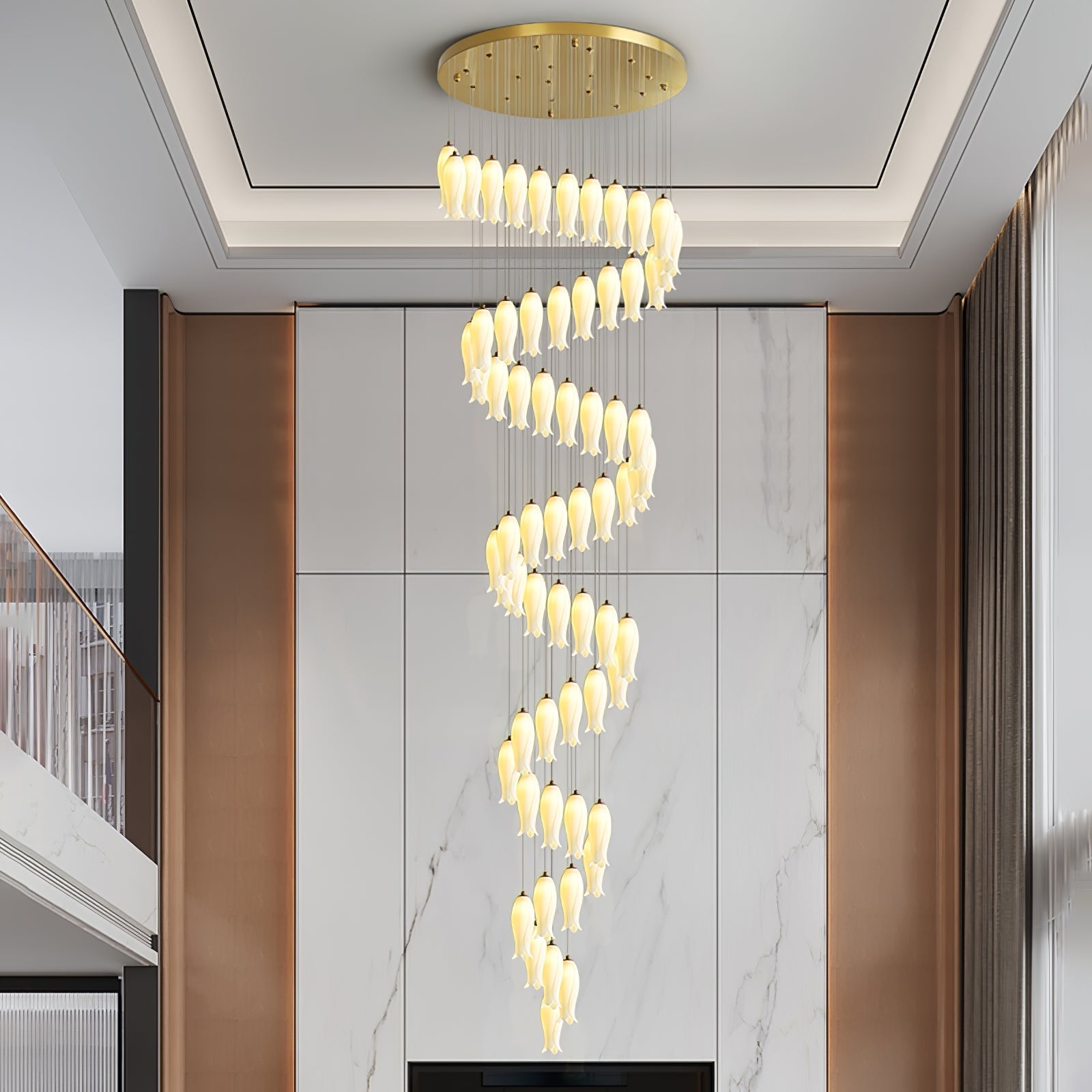 Luma Flora Stairs Chandelier