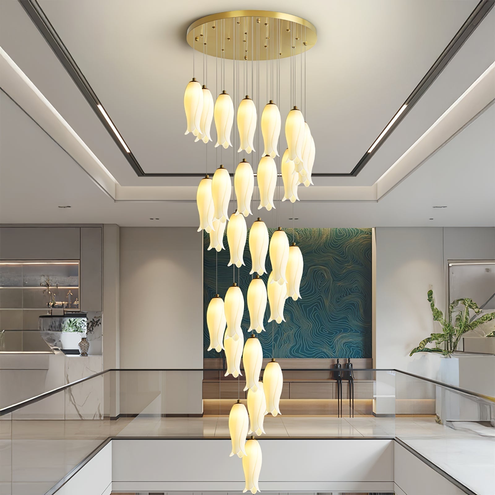 Luma Flora Stairs Chandelier