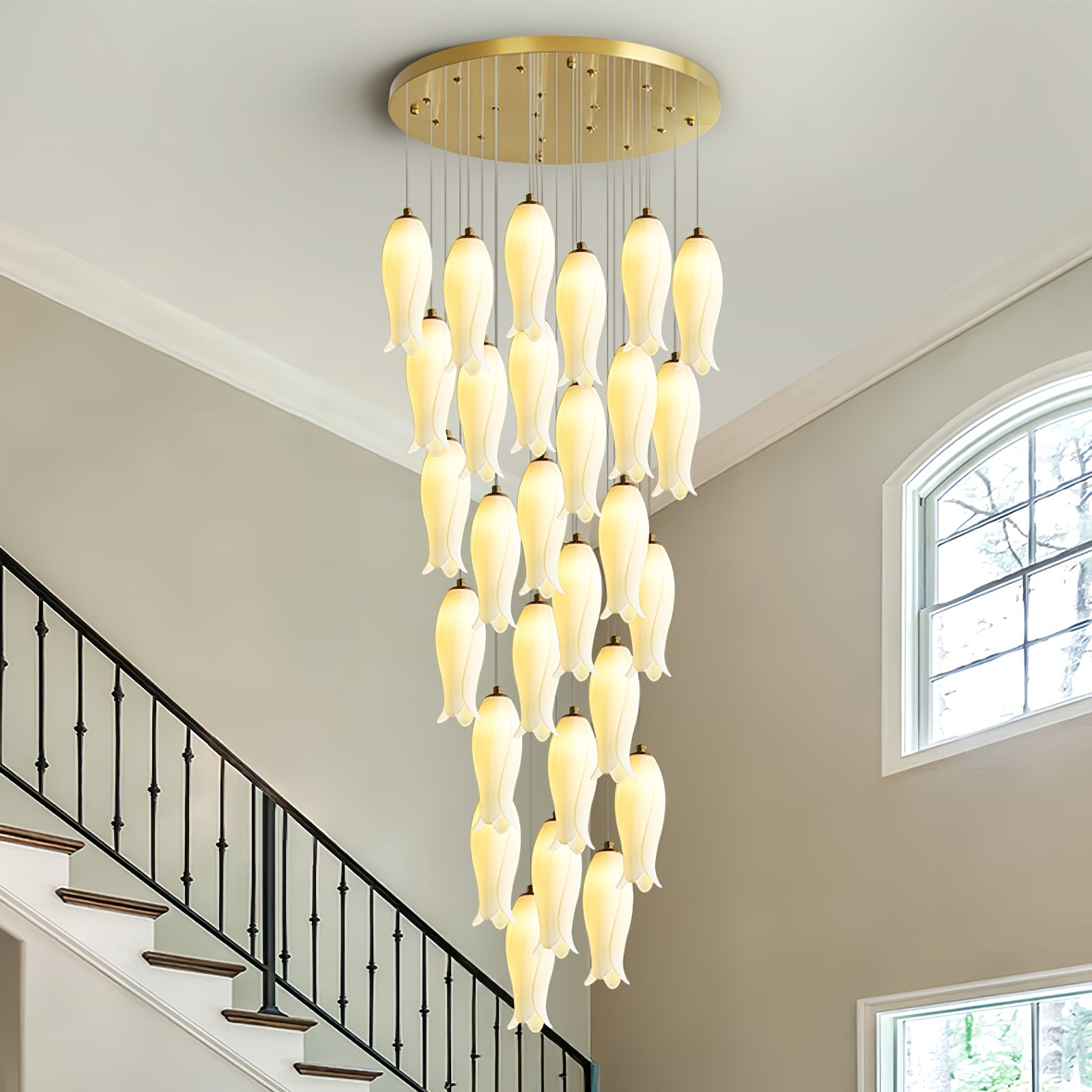 Luma Flora Stairs Chandelier