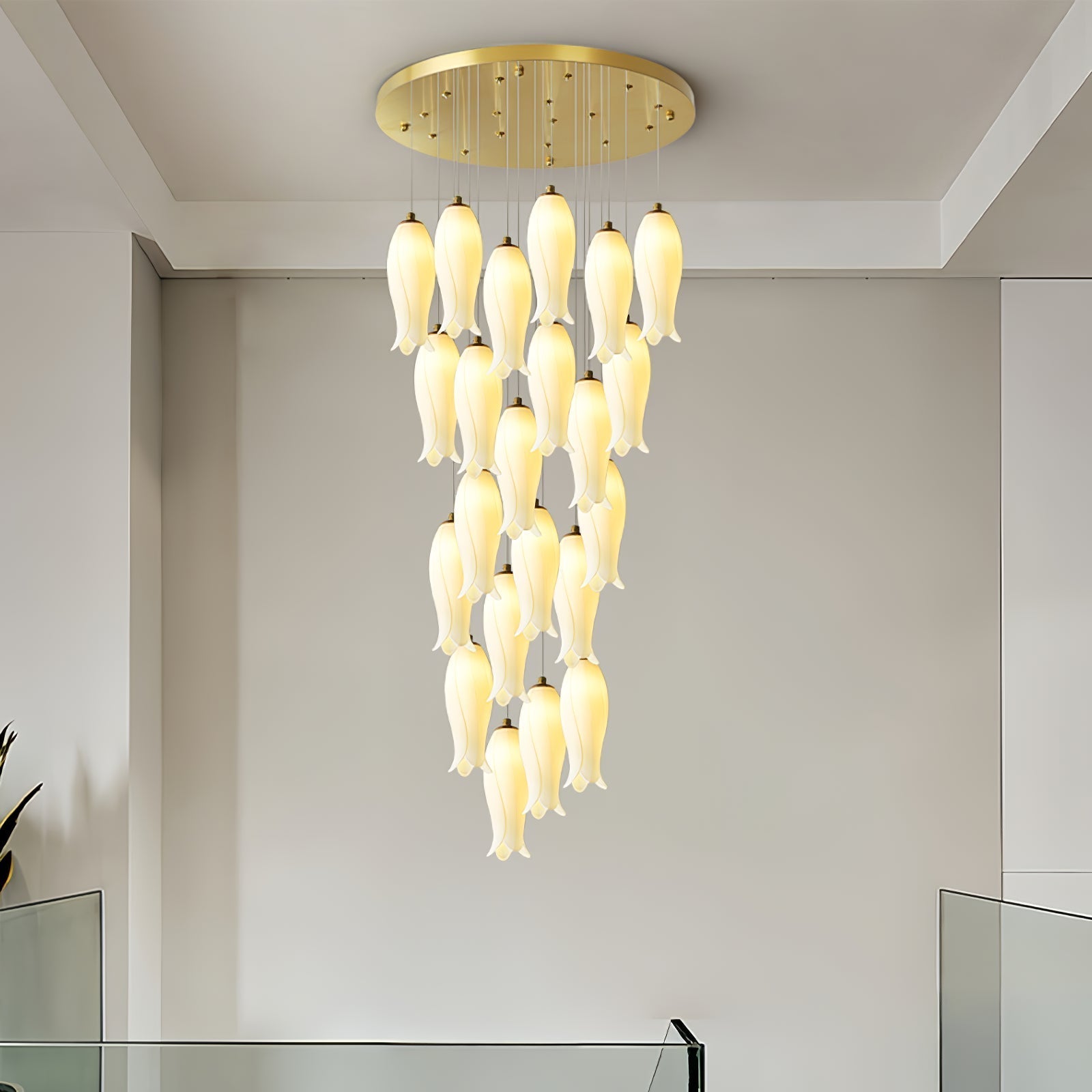 Luma Flora Stairs Chandelier