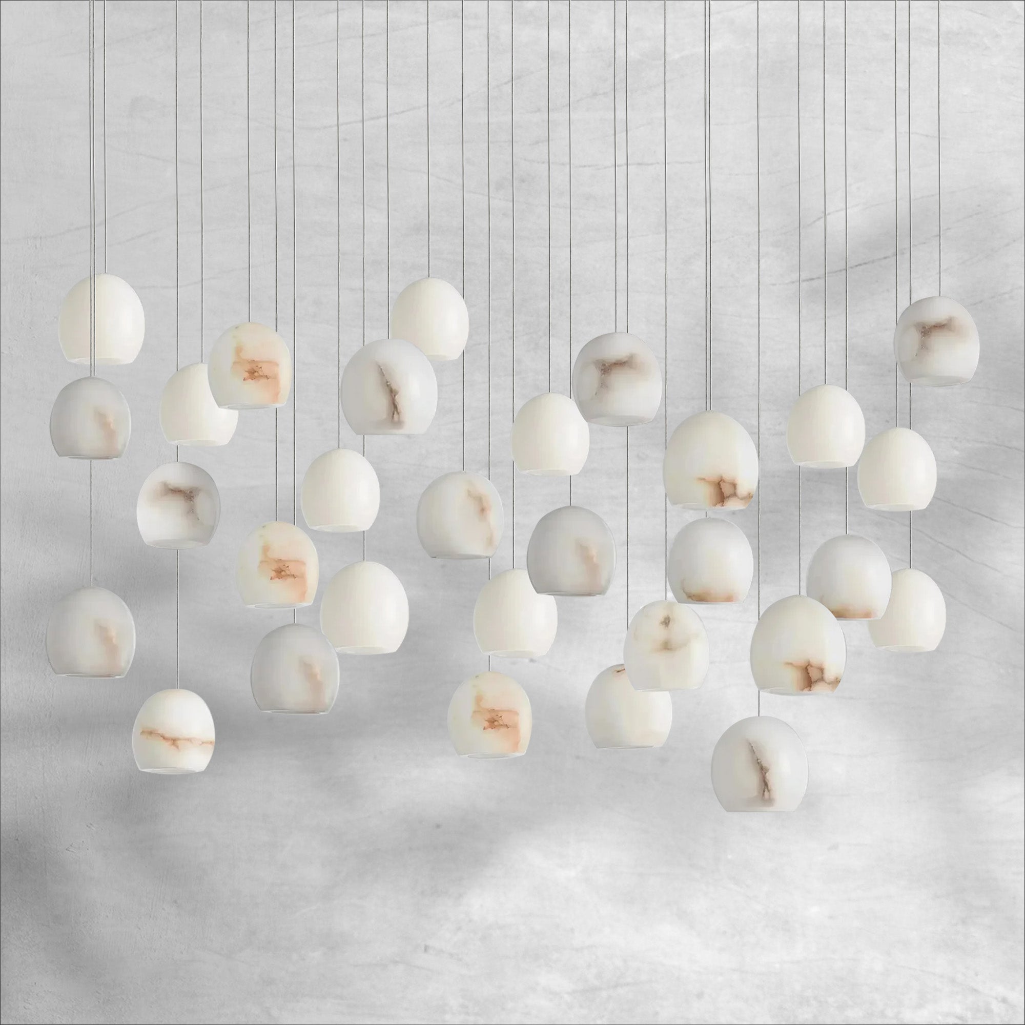 Maeva Rectangular Chandelier 15/30 Light