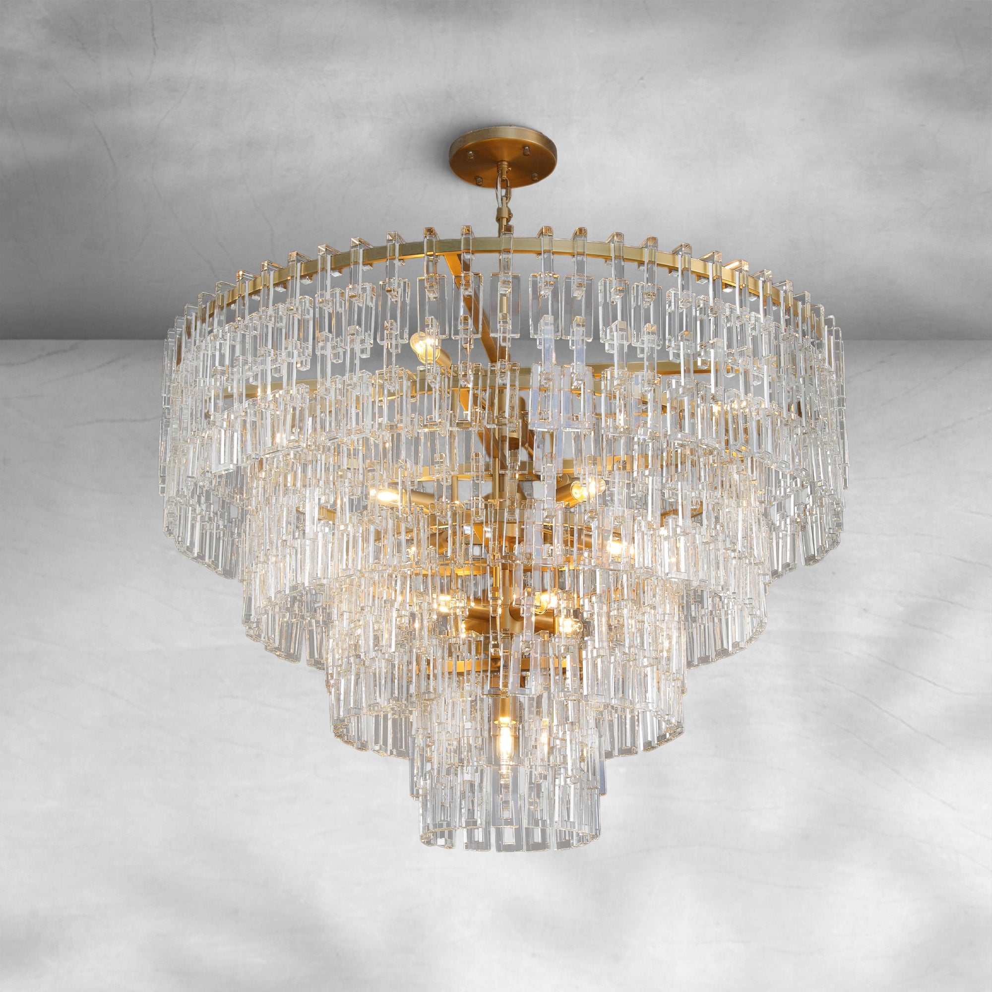 Montis Multi-Tier Round Chandelier 36″ 48″ 60″