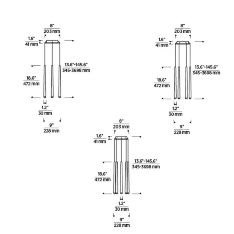 Noland Tapered Chandelier - jchandelier