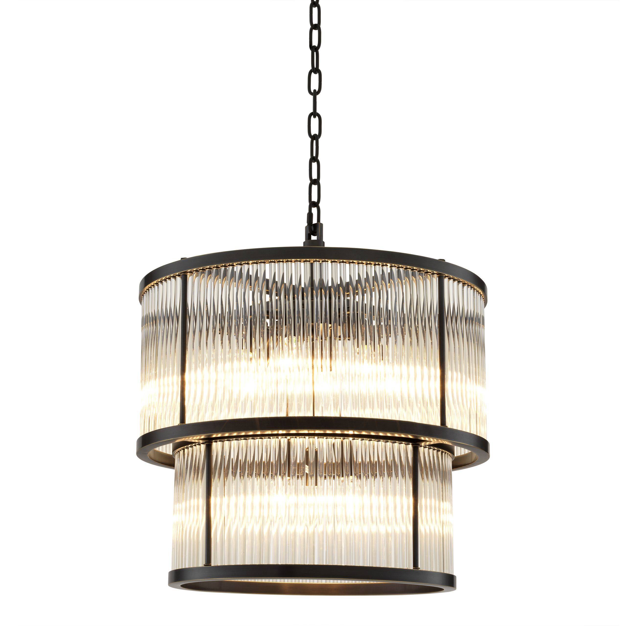 Palmera Modern Chandelier - [Bronze/Nickel] 