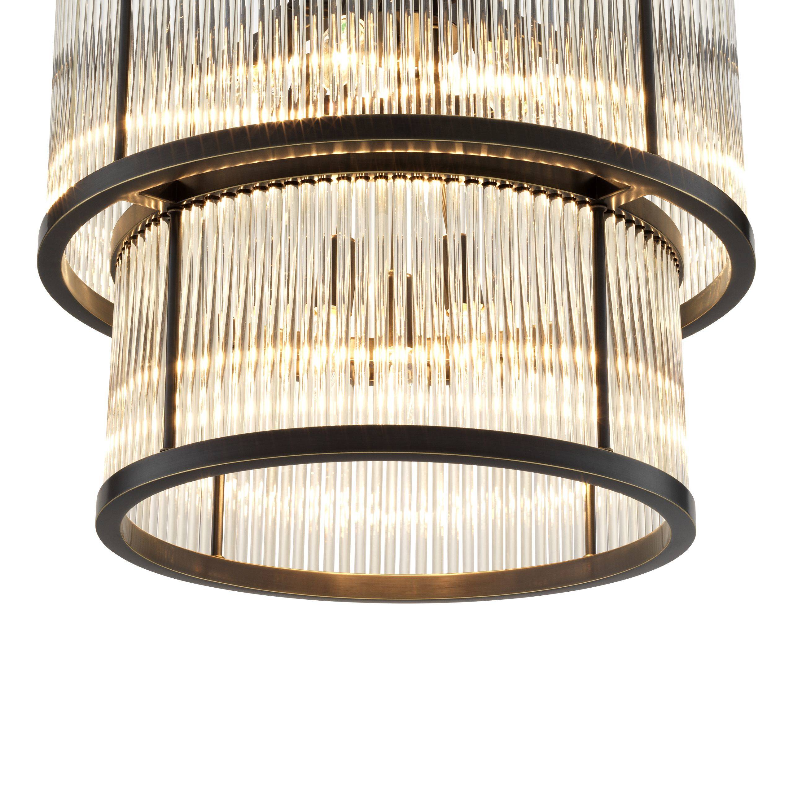 Palmera Modern Chandelier - [Bronze/Nickel] 
