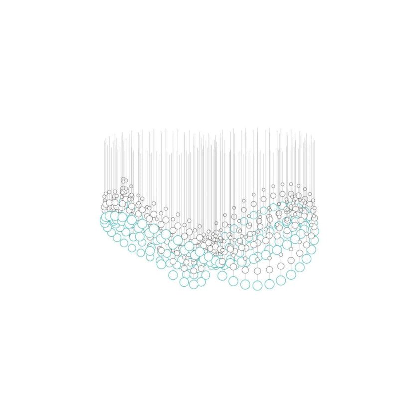 Pearl Curtain Customize Chandelier