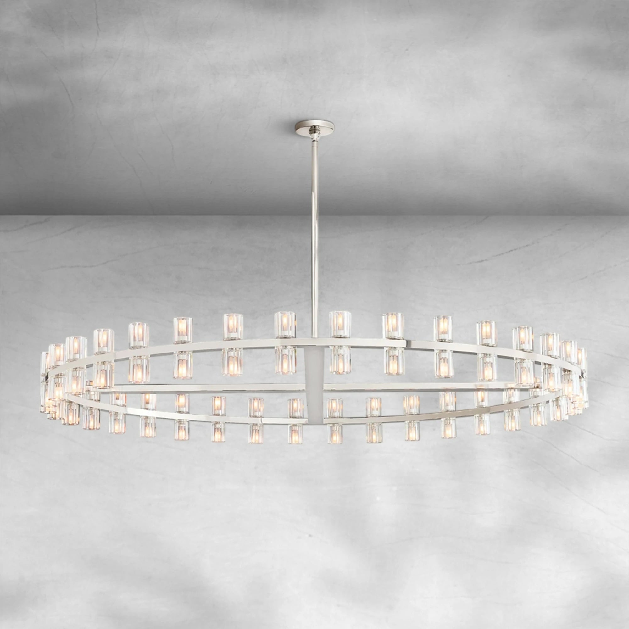 Arcachen Crystal Round Chandelier 60"