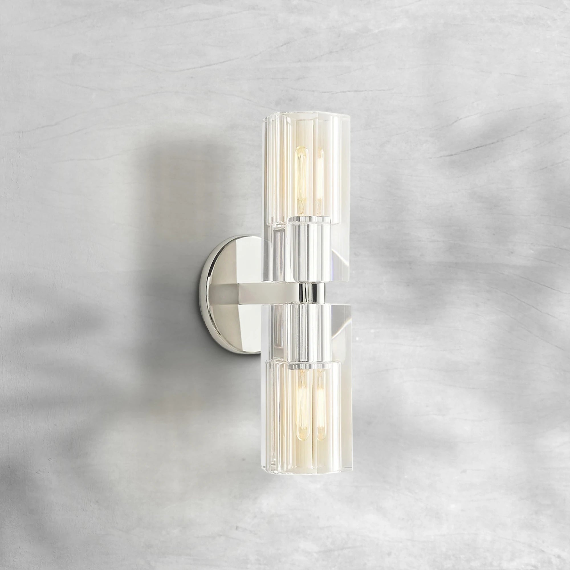 Arcachen Crystal 2 Lights Wall Sconce