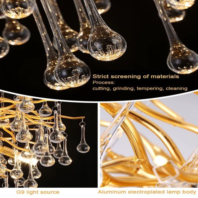 JC Aquarcadia Living Room Branch Chandelier