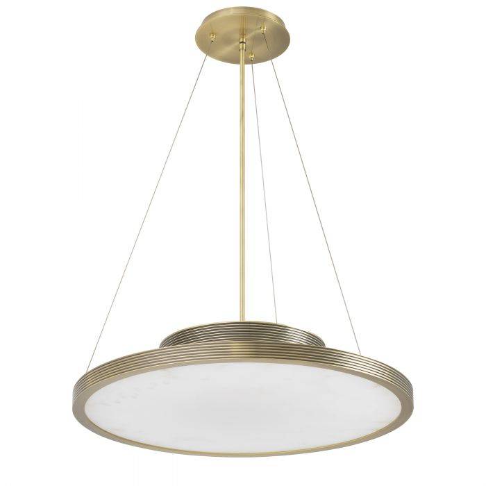 Eternity Modern Brass Chandelier - Brass