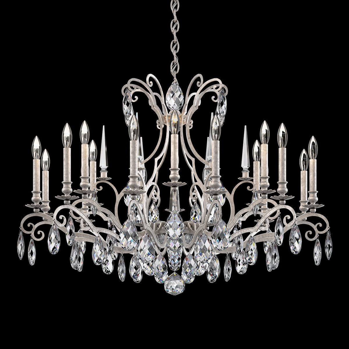 Renaissance Nouveau Chandelier 40"