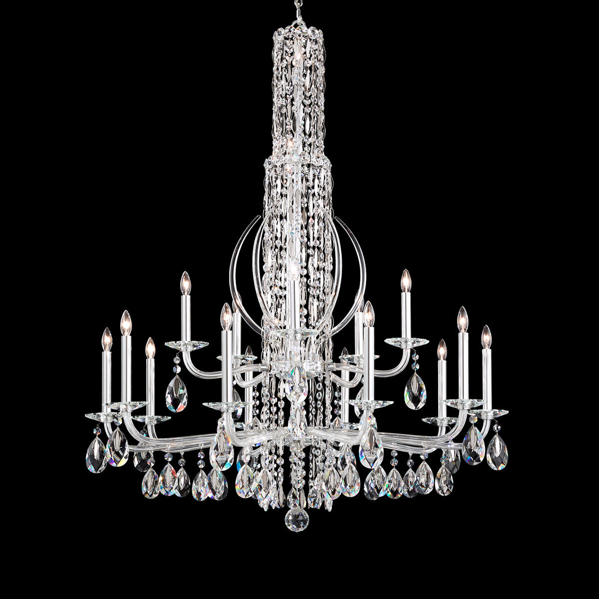 Siena Crystal Chandelier 40"