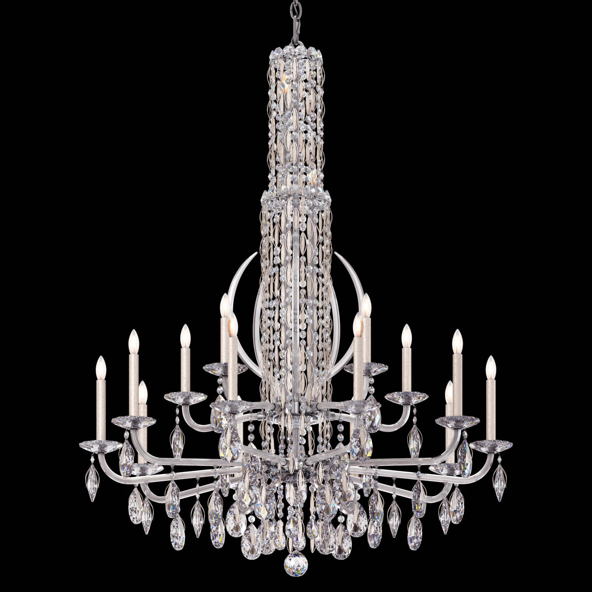 Siena Crystal Chandelier 40"