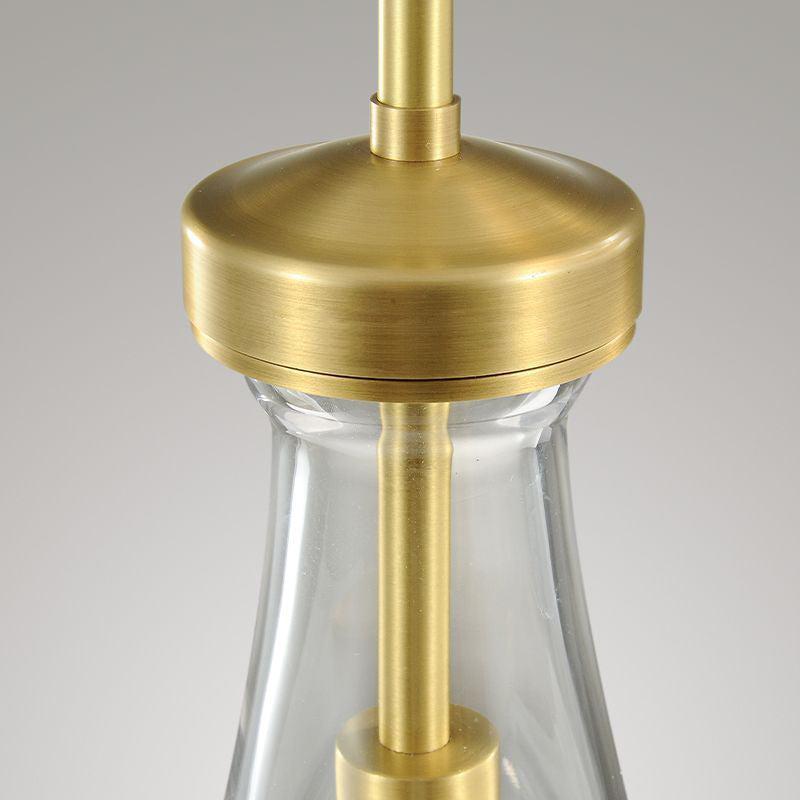 Raindrop Round Chandelier 3-Light 8"