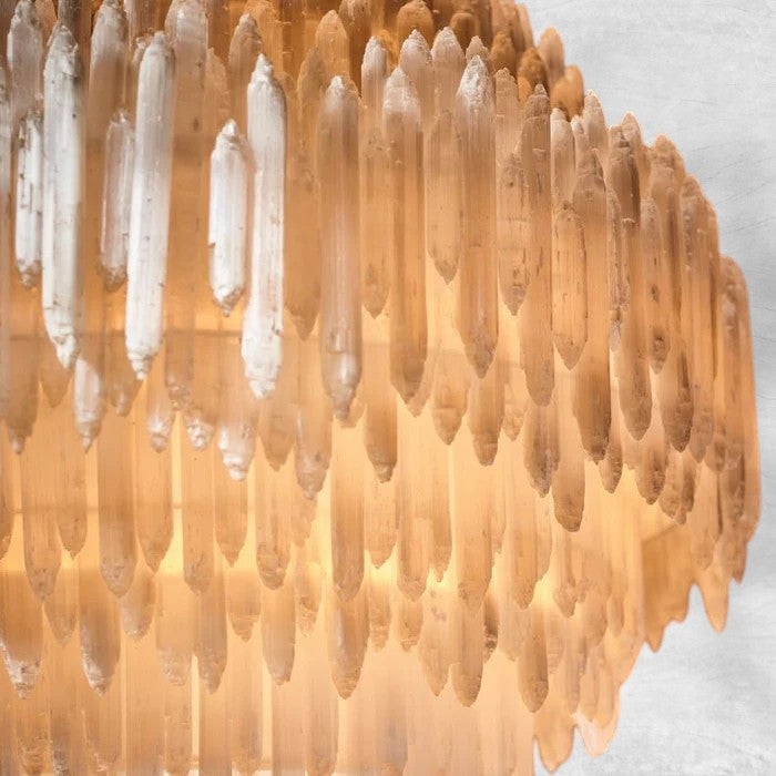 Selenine Layer Round Chandelier 32" 42"