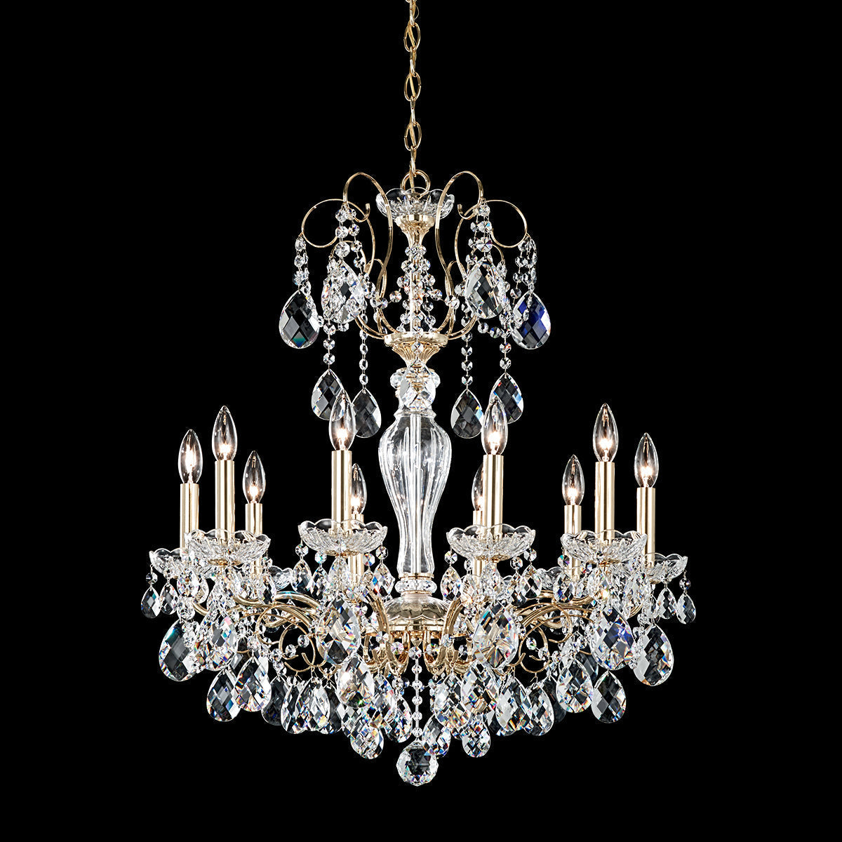 Sonatina Crystal Chandelier 25"