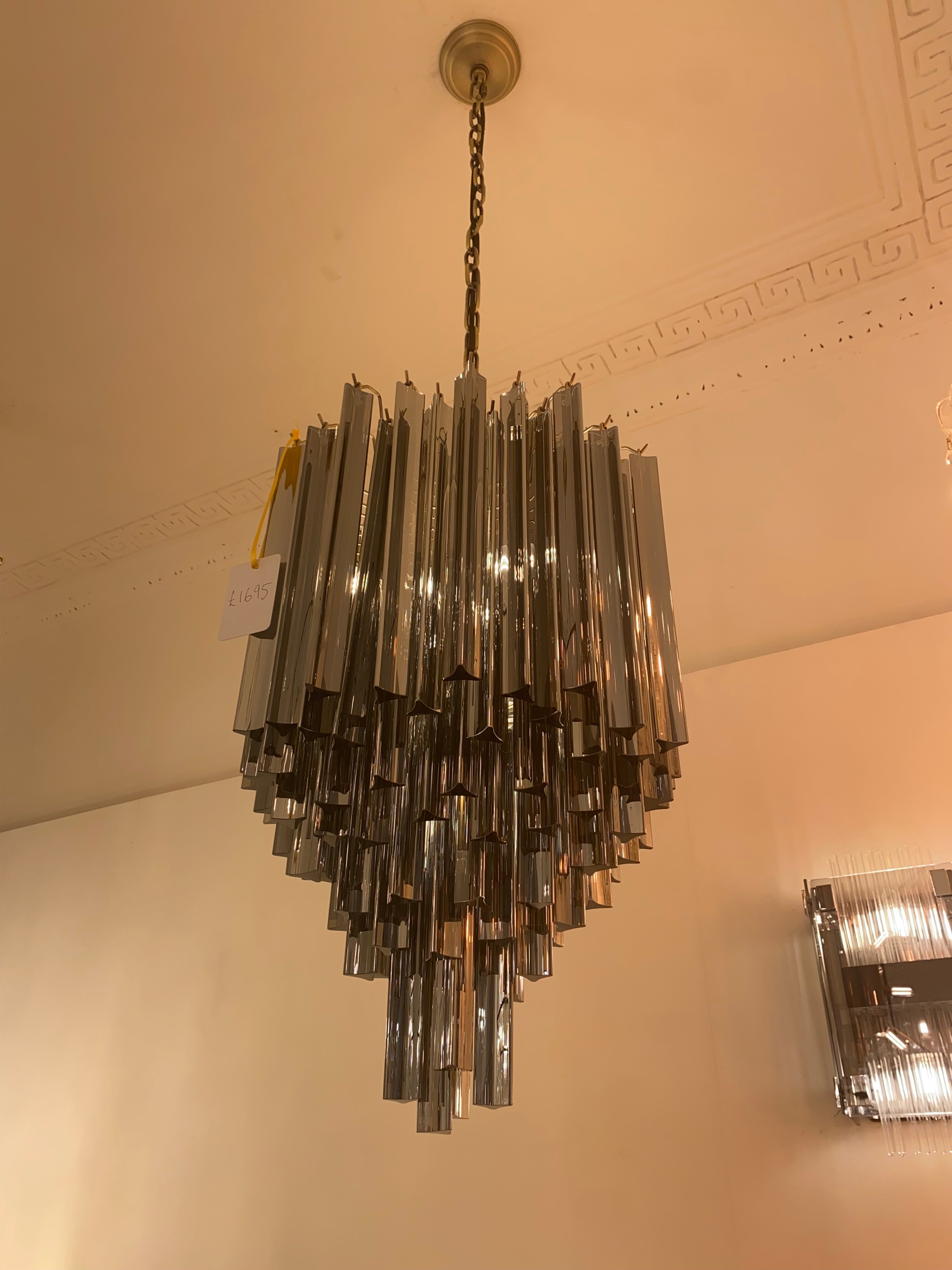 Salerno Modern Chandelier - Brass/Nickel  (Ex-Display)