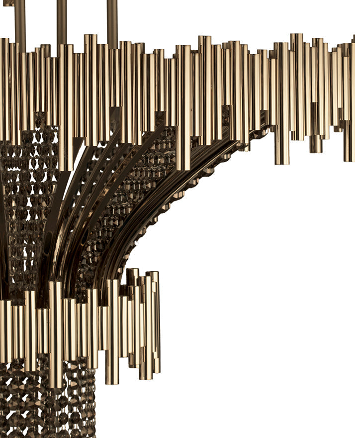 Luxury Scala Plafond 10-Light Modern Chandelier