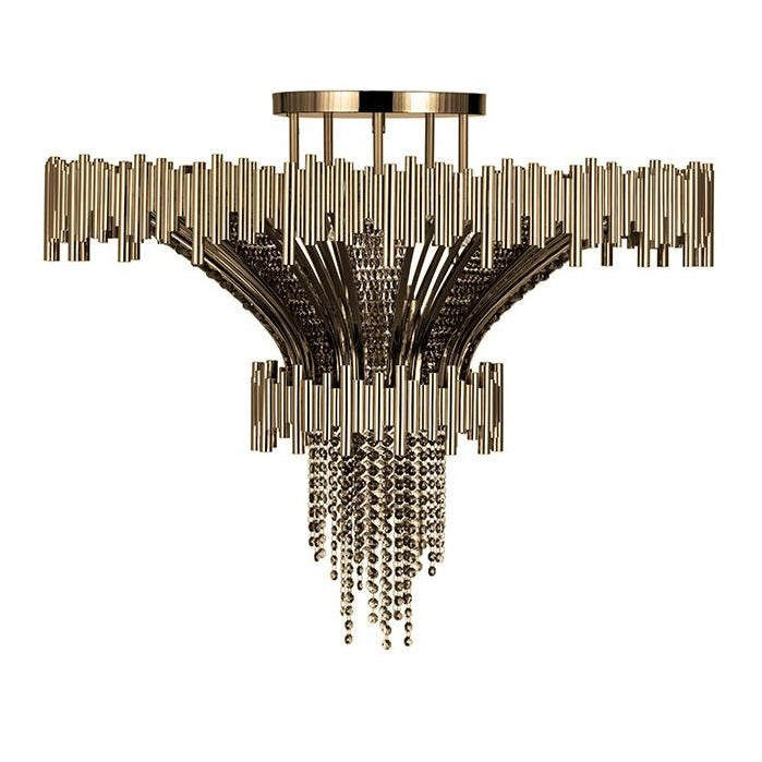Luxury Scala Plafond 10-Light Modern Chandelier