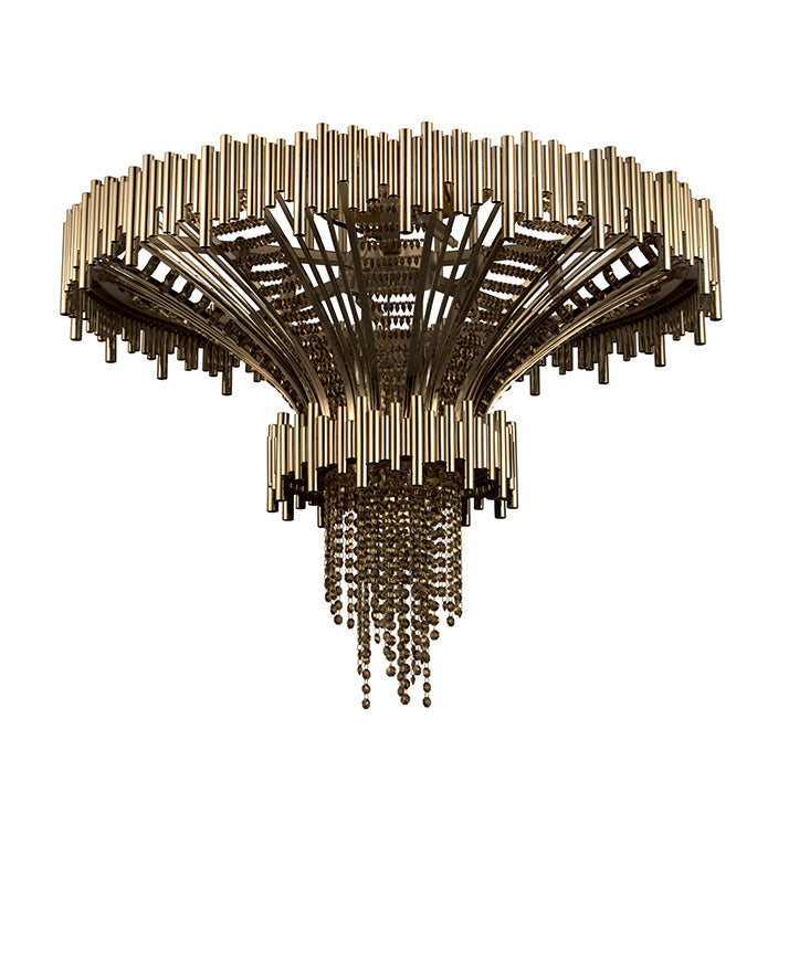 Luxury Scala Plafond 10-Light Modern Chandelier
