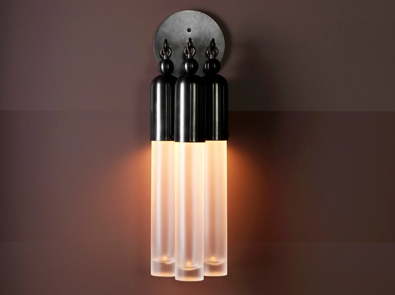 PATUS TASSEL 3 SCONCE H24" x W7" x D5"