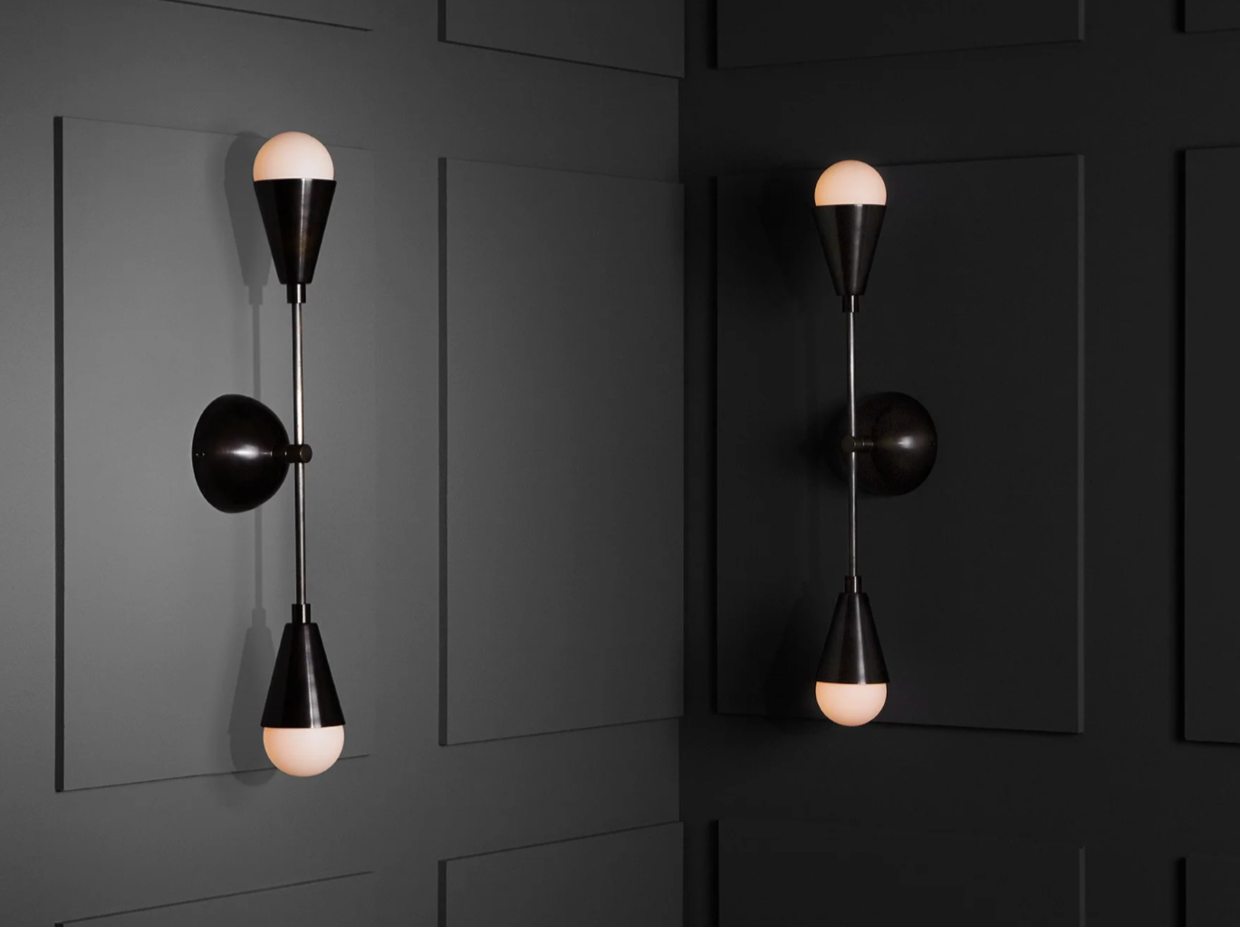 PATUS TRIAD 02 SCONCE H24.75” x W3.5” x D5.25”