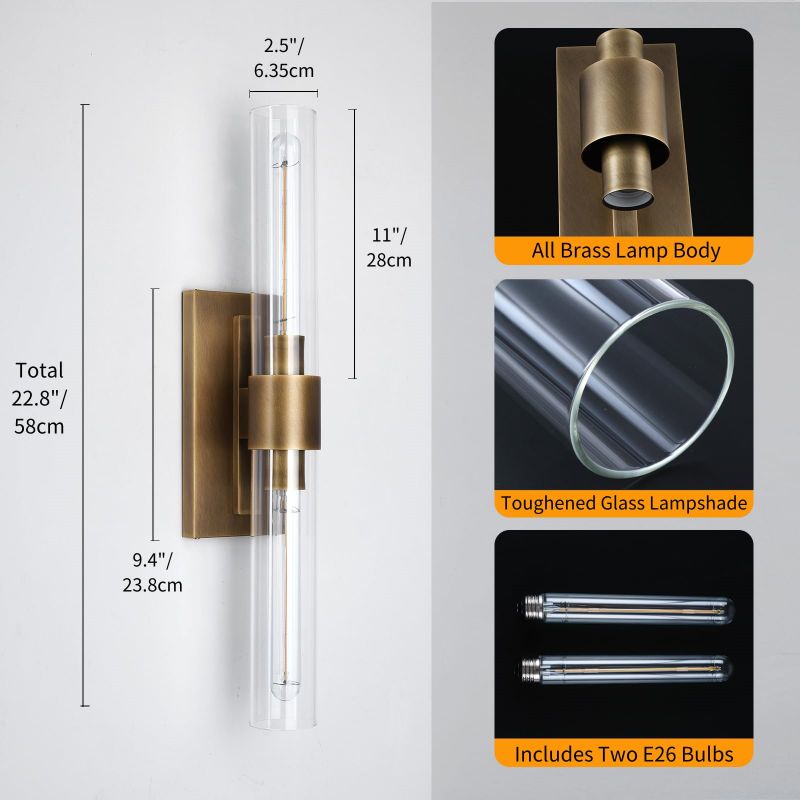 Lavelle Series Blown Glass Wall Sconce