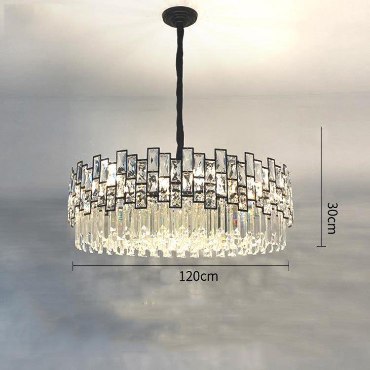Palo clear Crystal Round Chandelier