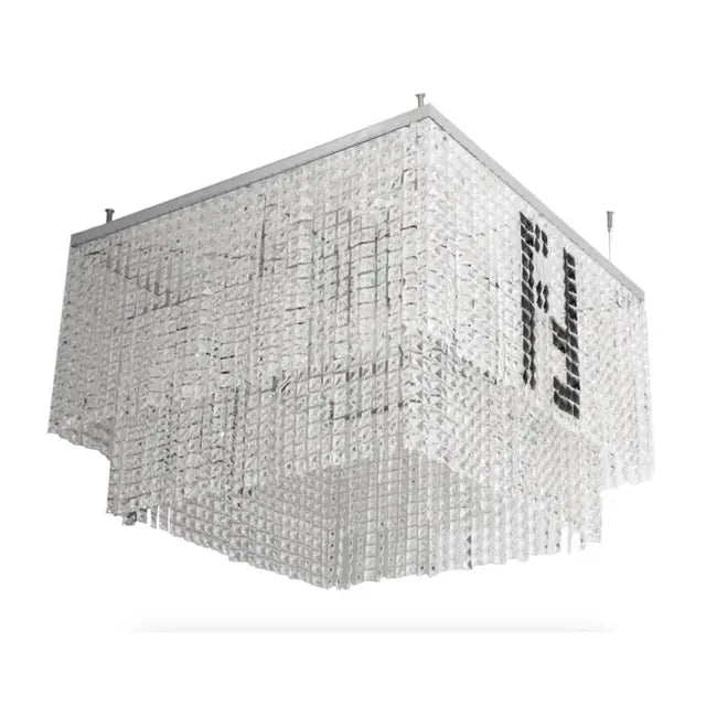 Fendi Modern Square Crystal Chandelier