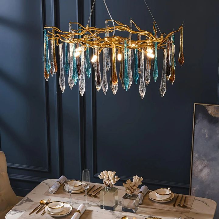 JC Teardrop Crystal Chandelier