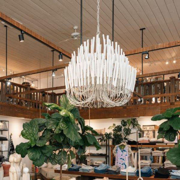 Tilda Wide  Chandelier 21" 36"
