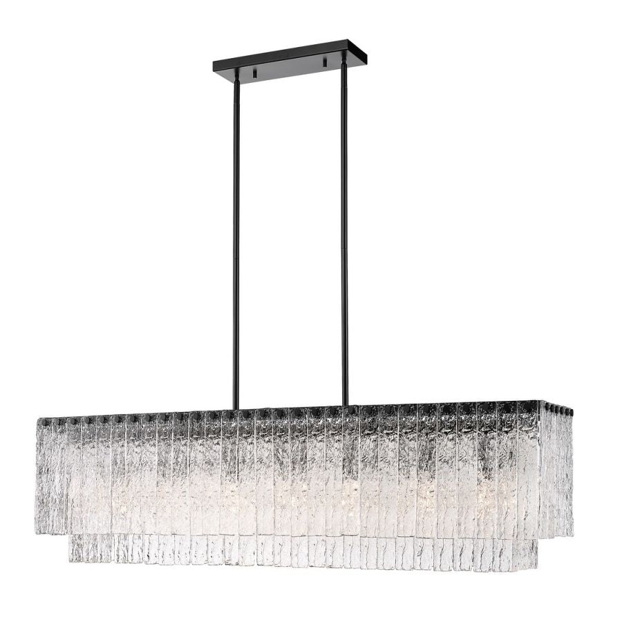 JC Z-Lite Linear Glass Chandelier