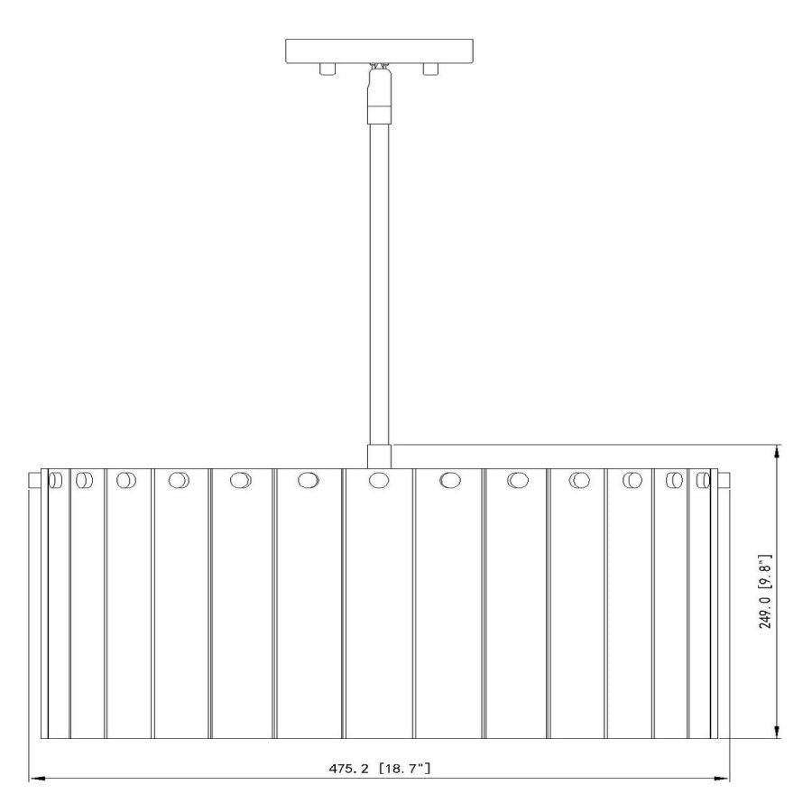 JC Z-Lite Glass Pendant Light