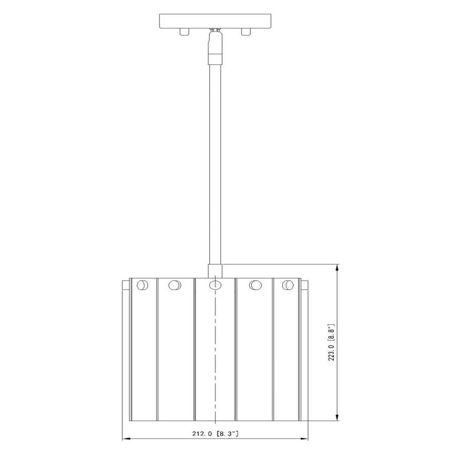 JC Z-Lite Glass Pendant Light