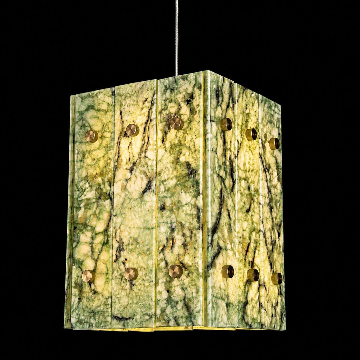 Modern Faceted Luxury stone Pendant Light