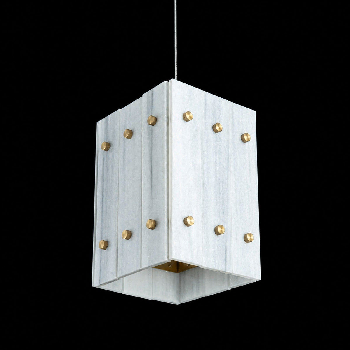 Modern Faceted Luxury stone Pendant Light