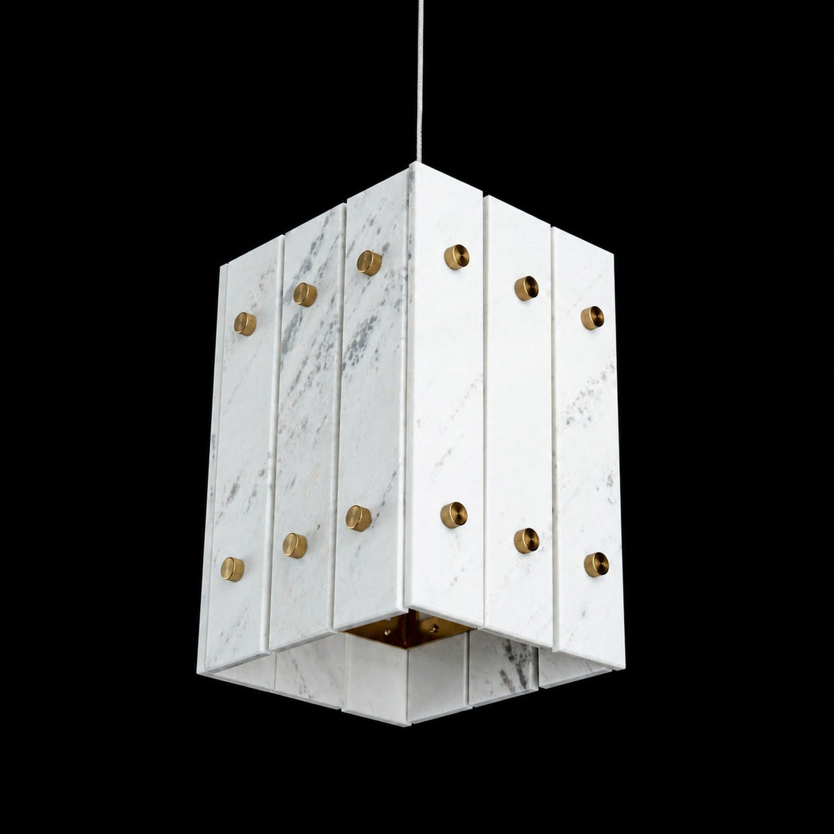 Modern Faceted Luxury stone Pendant Light