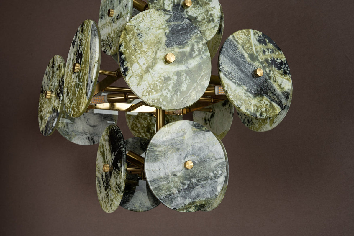 Modern Sculptural Luxury stone Cluster Chandelier