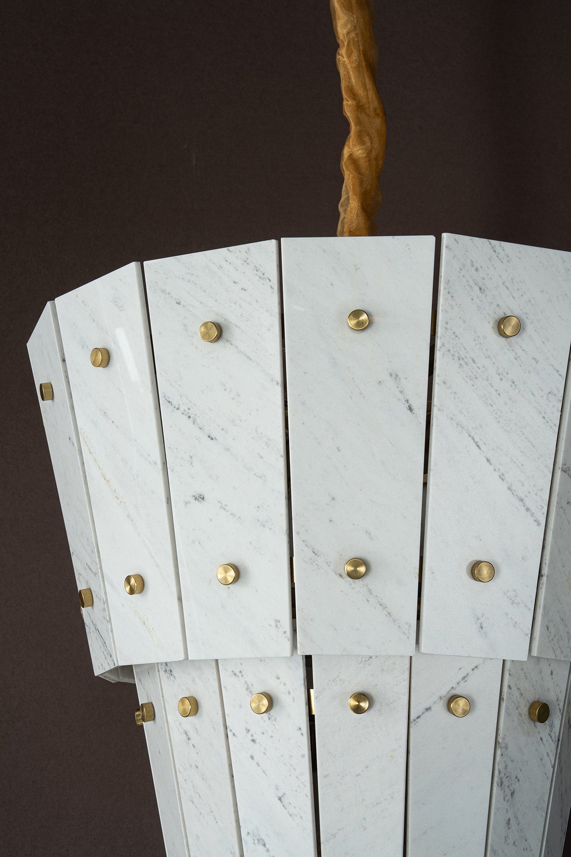 Modern Tapered Luxury stone Chandelier