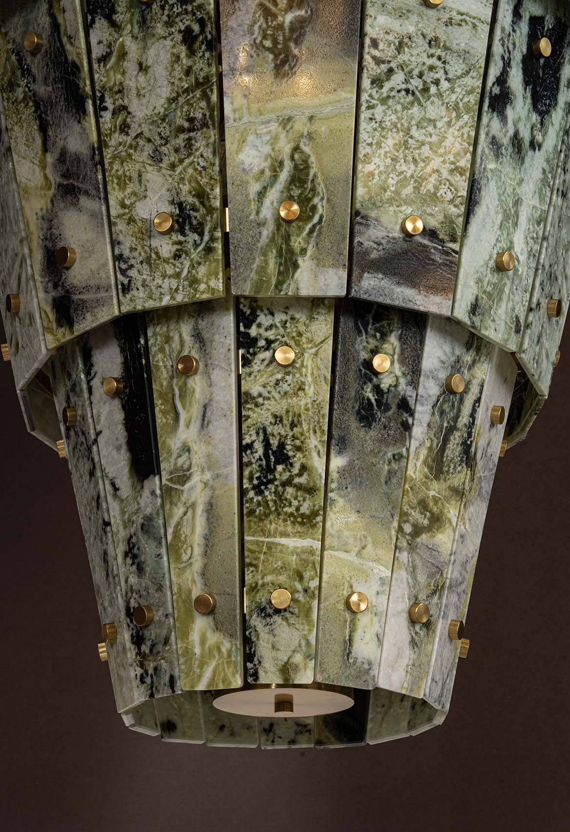Modern Tapered Luxury stone Chandelier