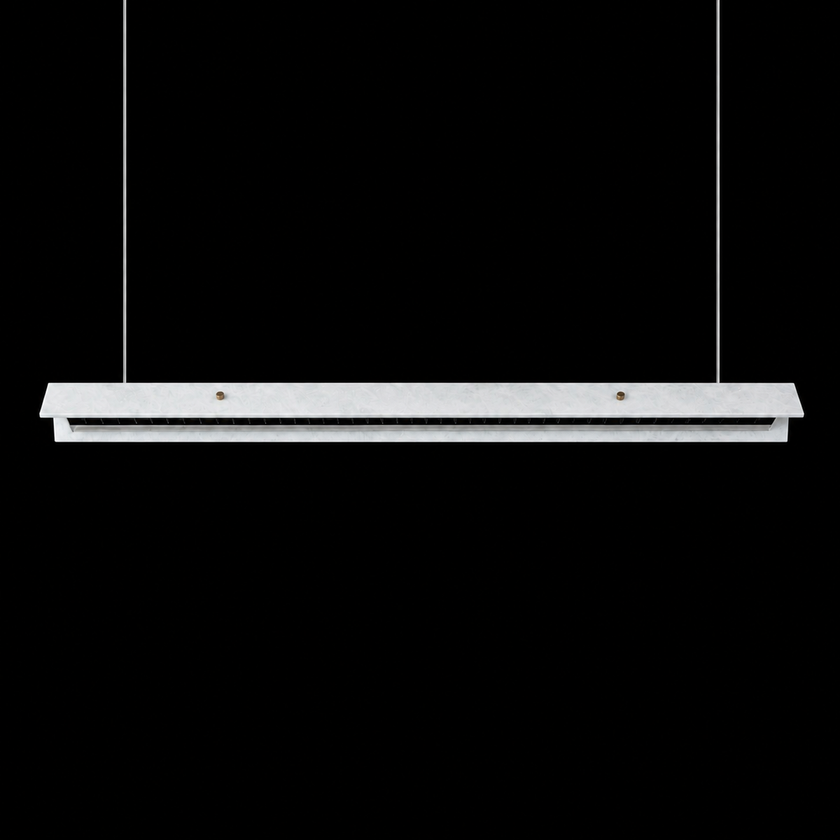 Modern Slim Luxury stone Linear LED Pendant Light