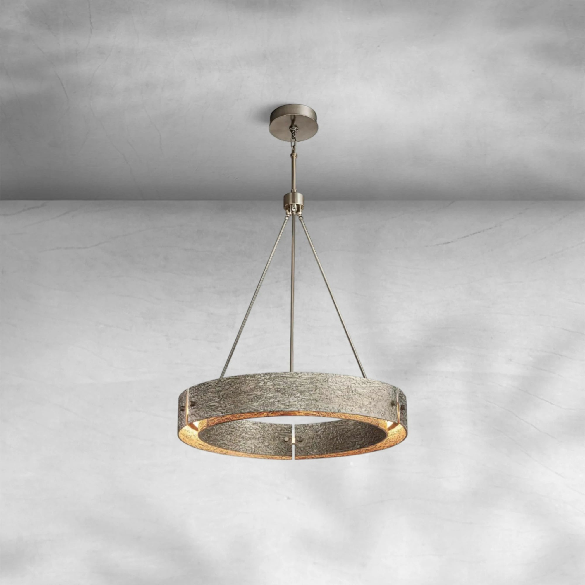 Veuvery Round Chandelier D36"