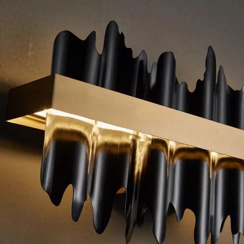 JC Wave Modern Sculpture Wall Sconce