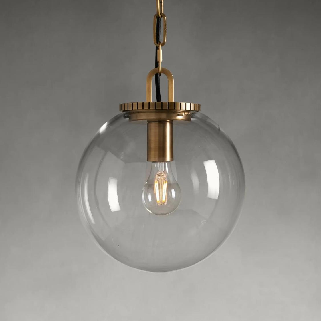 Wescott Globe Pendant with Chain