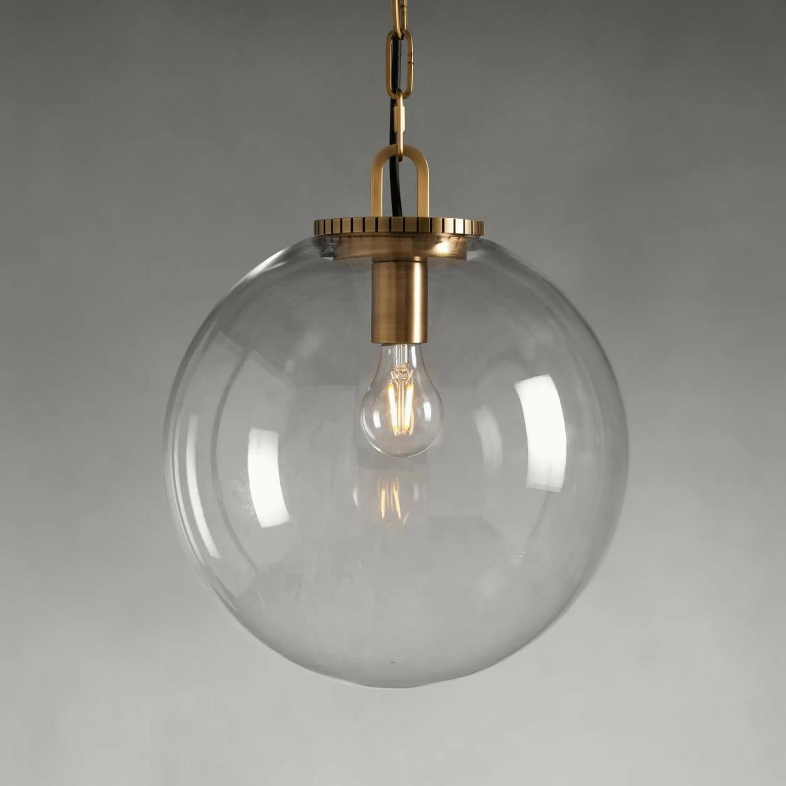 Wescott Globe Pendant with Chain