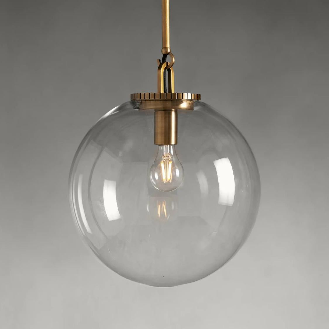 Wescott Globe Pendant with Rod