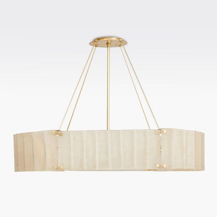 Womter Oval Crystal Chandelier 48"