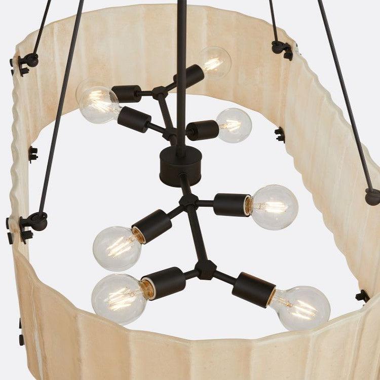 Womter Oval Crystal Chandelier 48"