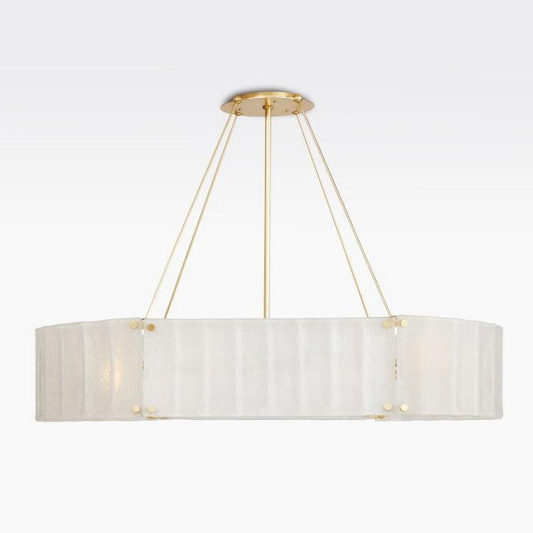 Womter Oval Crystal Chandelier 48"