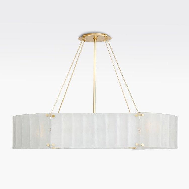 Womter Oval Crystal Chandelier 48"